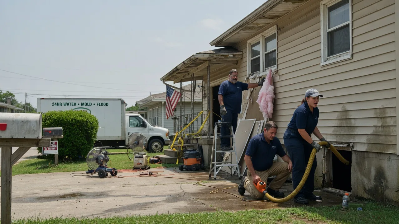 Water Damage Repair in Riverton, IL near me
